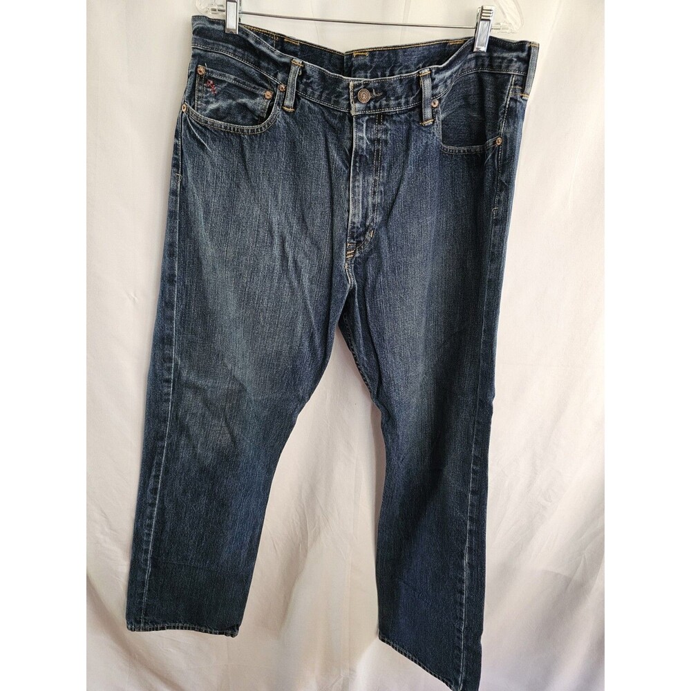 Polo Ralph Lauren Jeans Men's Denim Blue 100% Cotton Size 38 x 32